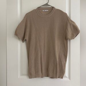 Zara knit sweater t shirt